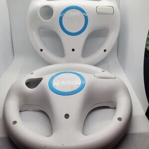 2pcs Mario Kart Racing Steering Wheel for Nintendo Wii Remote Game Controller